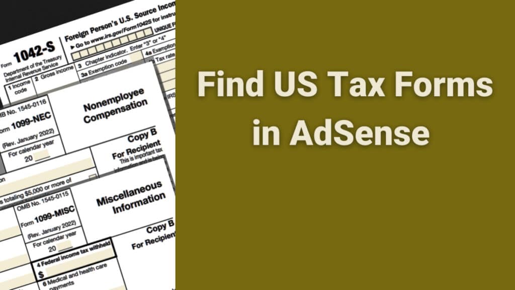 What are google adsense tax documents and how to profit from it 2023