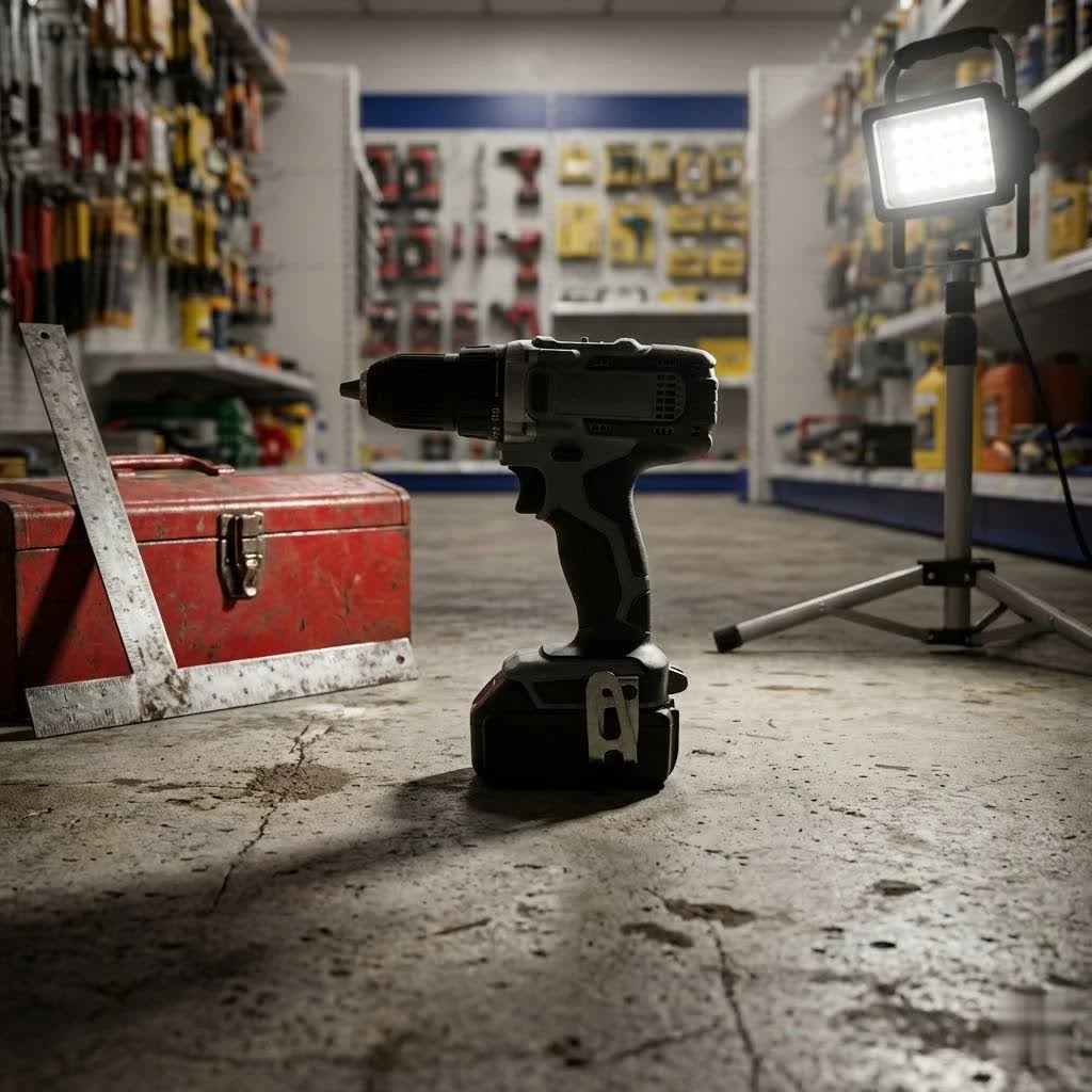 Corded electric drill for heavy-duty tasks