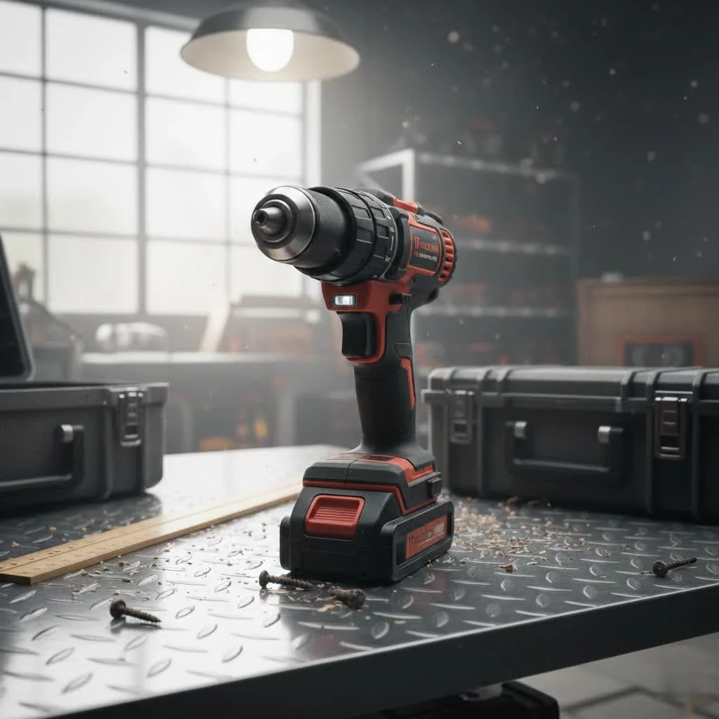 Compact electric drill for home improvement